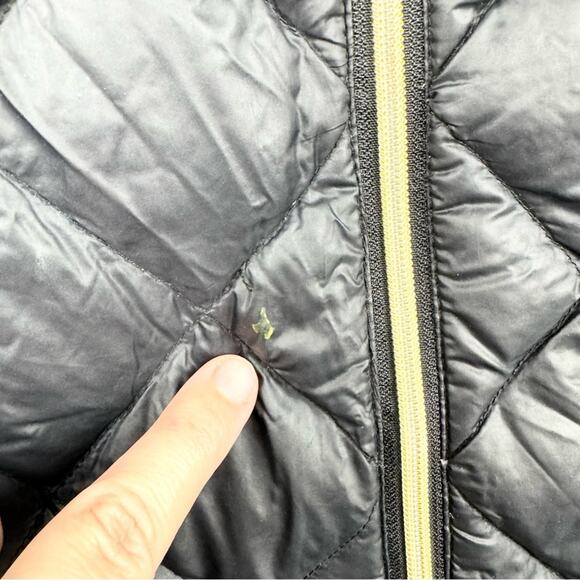 MICHAEL Michael Kors Packable Down Filled Quilted Long Line Coat Black Size M - Picture 13 of 15